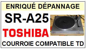 TOSHIBA-SRA25 SR-A25-COURROIES-COMPATIBLES