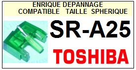 TOSHIBA-SRA25  SR-A25-POINTES-DE-LECTURE-DIAMANTS-SAPHIRS-COMPATIBLES