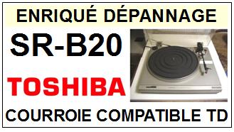TOSHIBA-SRB20 SR-B20-COURROIES-COMPATIBLES