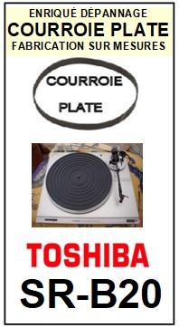 TOSHIBA-SRB20 SR-B20-COURROIES-ET-KITS-COURROIES-COMPATIBLES