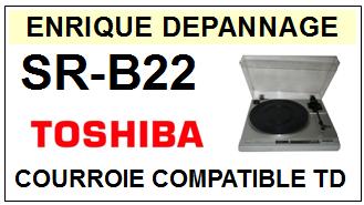 TOSHIBA-SRB22 SR-B22-COURROIES-COMPATIBLES
