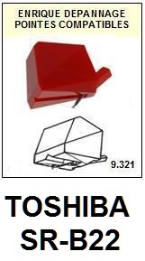 TOSHIBA-SRB22  SR-B22-POINTES-DE-LECTURE-DIAMANTS-SAPHIRS-COMPATIBLES