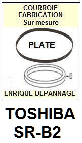 TOSHIBA-SRB2 SR-B2-COURROIES-ET-KITS-COURROIES-COMPATIBLES