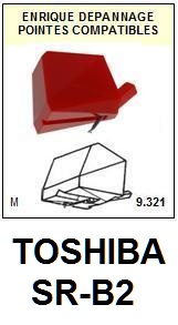 TOSHIBA-SRB2  SR-B2-POINTES-DE-LECTURE-DIAMANTS-SAPHIRS-COMPATIBLES