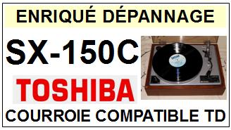 TOSHIBA-SX150C SX-150C-COURROIES-ET-KITS-COURROIES-COMPATIBLES