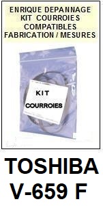 TOSHIBA-V659F V-659F-COURROIES-ET-KITS-COURROIES-COMPATIBLES