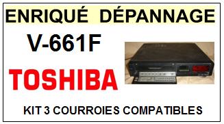 TOSHIBA-V661F V-661F-COURROIES-ET-KITS-COURROIES-COMPATIBLES