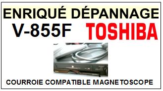 TOSHIBA-V855F V-855F-COURROIES-COMPATIBLES