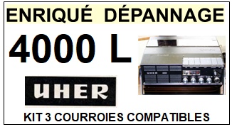 UHER-4000L-COURROIES-COMPATIBLES