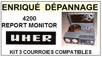 UHER-4200 REPORT MONITOR-COURROIES-COMPATIBLES