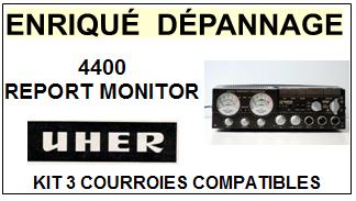 UHER-4400 REPORT MONITOR-COURROIES-COMPATIBLES