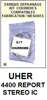 UHER-4400 REPORT STEREO IC-COURROIES-COMPATIBLES
