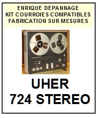 UHER-724 STEREO-COURROIES-COMPATIBLES