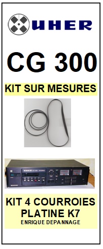 UHER-CG300 CG 300-COURROIES-ET-KITS-COURROIES-COMPATIBLES