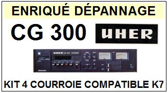 UHER-CG300 CG 300-COURROIES-COMPATIBLES