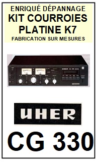 UHER-CG330-COURROIES-COMPATIBLES