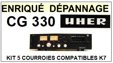 UHER-CG330-COURROIES-COMPATIBLES