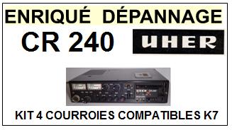 UHER-CR240-COURROIES-COMPATIBLES