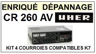 UHER-CR260AV-COURROIES-COMPATIBLES