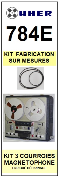 UHER-ROYAL 784E-COURROIES-ET-KITS-COURROIES-COMPATIBLES