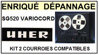 UHER-SG520 VARIOCORD-COURROIES-COMPATIBLES