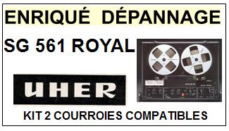 UHER-SG561 ROYAL-COURROIES-COMPATIBLES
