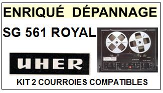 UHER-SG561 ROYAL-COURROIES-ET-KITS-COURROIES-COMPATIBLES