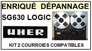 UHER-SG630 LOGIC-COURROIES-COMPATIBLES