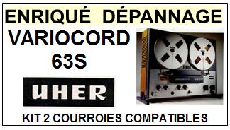 UHER-VARIOCORD 63S-COURROIES-ET-KITS-COURROIES-COMPATIBLES