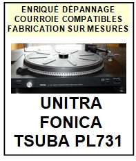 UNITRA FONICA-TSUBA PL731-COURROIES-ET-KITS-COURROIES-COMPATIBLES