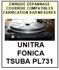 UNITRA FONICA-TSUBA PL731-COURROIES-COMPATIBLES