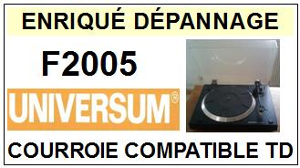 UNIVERSUM-F2005-COURROIES-COMPATIBLES