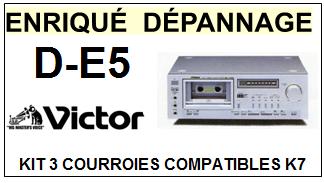 VICTOR-DE5 D-E5-COURROIES-COMPATIBLES