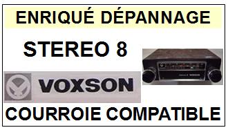 VOXSON-STEREO8 STEREO 8-COURROIES-COMPATIBLES