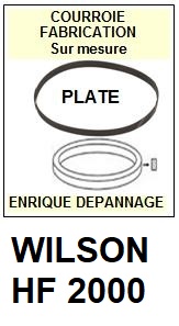 WILSON-HF2000-COURROIES-COMPATIBLES