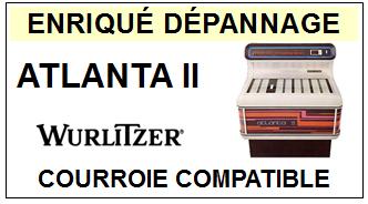 WURLITZER-ATLANTA II (ATLANTA 2)-COURROIES-COMPATIBLES
