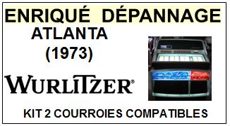 WURLITZER-ATLANTA 1973-COURROIES-COMPATIBLES