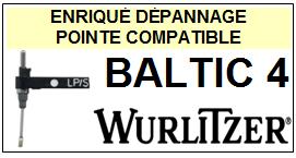 WURLITZER-BALTIC 4-POINTES-DE-LECTURE-DIAMANTS-SAPHIRS-COMPATIBLES