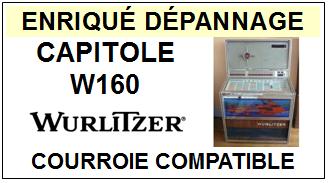 WURLITZER-CAPITOLE W160-COURROIES-ET-KITS-COURROIES-COMPATIBLES