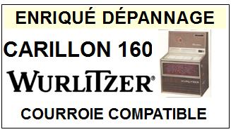 WURLITZER-CARILLON 160-COURROIES-ET-KITS-COURROIES-COMPATIBLES