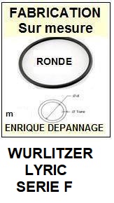 WURLITZER-LYRIC SERIE F  (1971)-COURROIES-COMPATIBLES
