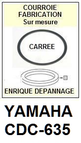 YAMAHA-CDC635 CDC-635-COURROIES-COMPATIBLES