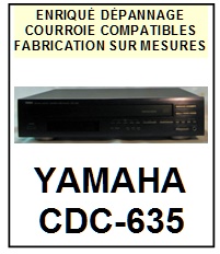 YAMAHA-CDC635 CDC-635-COURROIES-ET-KITS-COURROIES-COMPATIBLES