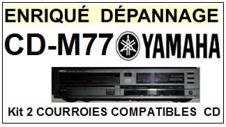 YAMAHA-CDM77 CD-M77-COURROIES-ET-KITS-COURROIES-COMPATIBLES