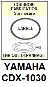 YAMAHA-CDX1030 CDX-1030-COURROIES-COMPATIBLES