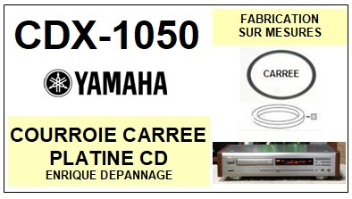 YAMAHA-CDX1050 CDX-1050-COURROIES-COMPATIBLES