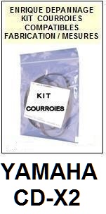 YAMAHA-CDX2 CD-X2-COURROIES-ET-KITS-COURROIES-COMPATIBLES