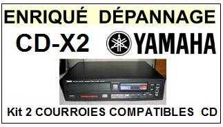 YAMAHA-CDX2 CD-X2-COURROIES-COMPATIBLES