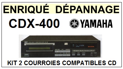 YAMAHA-CDX400 CDX-400-COURROIES-ET-KITS-COURROIES-COMPATIBLES