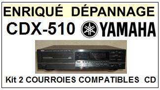 YAMAHA-CDX510 CDX-510-COURROIES-ET-KITS-COURROIES-COMPATIBLES
